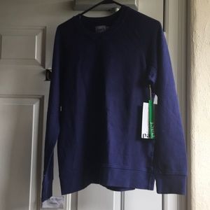 Pact Women’s navy Essential sweatshirt, Large NWT